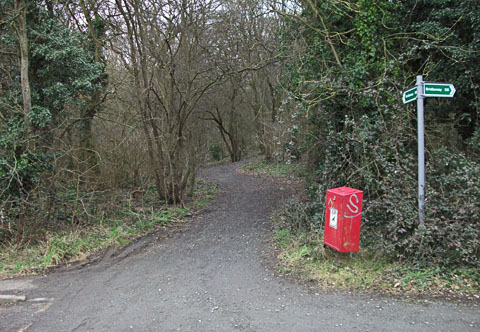 Rhoda Road North bridleway Entrance